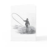 Vintage Fly Fishing Art Cards
