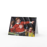 Vintage Football Dad and Son cards