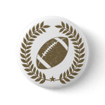 Vintage Football Olive Leaf and Star buttons
