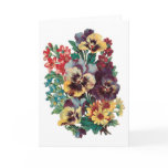 Vintage Forget Me Nots Customizable Card