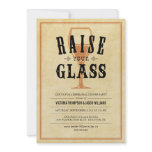 Vintage Formal Toast Rehearsal Dinner Invitations