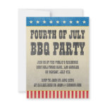 Vintage Fourth of July Party Invitation