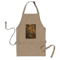 Vintage Fox, the Cock and the Dog Aesop's Fable Aprons