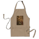 Vintage Fox, the Cock and the Dog Aesop's Fable aprons