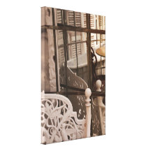 Vintage French Antique Style Flea Market Finds Canvas Print