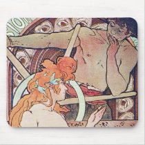 Vintage French Art Mousepads