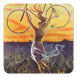 Vintage French Bicycle Art stickers