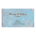 Vintage French Blue Toile Business Card Plain Back