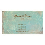 Vintage French Blue Toile & Script Business Cards