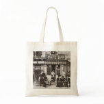 Vintage French café scene bags