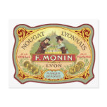 Vintage French Candy Label postcards