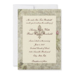 Vintage French Collage Wedding Invitation