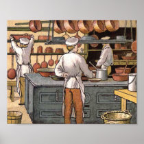 "Vintage French Kitchen" Poster