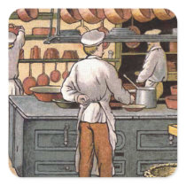 "Vintage French Kitchen" Stickers