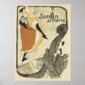 Vintage French Posters - Jardin de Paris posters