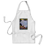 Vintage French Travel Poster Art Apron