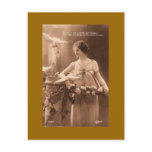Vintage French Women Post Card postcards