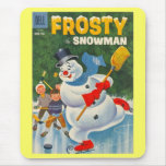 Vintage Frosty on Skates Mouse Mat