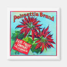 Vintage Fruit Crate Label Fridge Magnets