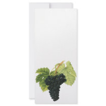 Vintage Fruit; Red Wine Grapes Custom Rack Cards