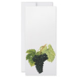 Vintage Fruit; Red Wine Grapes rack cards