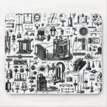 VINTAGE GADGETS MOUSE MATS