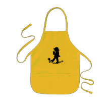 Vintage Gardener Silhouette Aprons