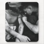 Vintage gay interest hunk sailors with tattoos mousepads