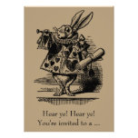 Vintage Gender Reveal Baby Shower Party Invitation