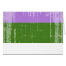 Vintage Genderqueer Pride Card