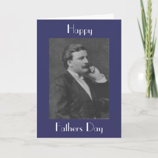 Vintage gentleman fathers day card zazzle_card