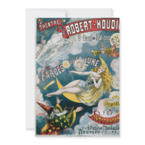 Vintage George Melies Illusion Fantastique Custom Invites