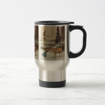 Vintage Gerda and the Reindeer by Edmund Dulac Coffee Mugs