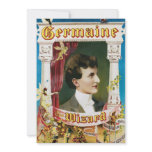 Vintage Germaine The Wizard Magic Poster invitations