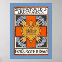 Vintage German WW1 Poster