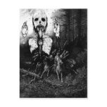 Vintage Ghost Illustration postcards