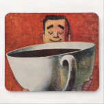Vintage Giant Cup of Coffee mousepads