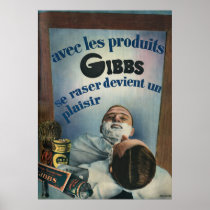 vintage GIBBS Poster