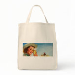Vintage Gil Elvgren Beer Western Pin up Girl bags