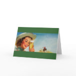 Vintage Gil Elvgren Beer Western Pin up Girl cards