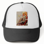 Vintage Gil Elvgren Rickshaw Pin up girl hats