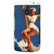 Vintage Gil Elvgren Sail Boat Sailing Pin UP Girl Galaxy Nexus Cover