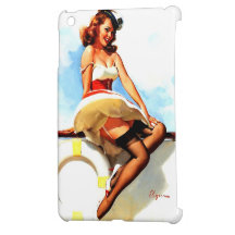 Vintage Gil Elvgren Sailor Nautical Pin up Girl Cover For The iPad Mini