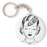 VIntage Girl keychains