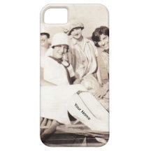 Vintage Girls in Row Boat 1920s iPhone5 Case
