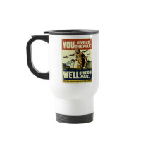 Vintage Give'em Hell Travel Mug