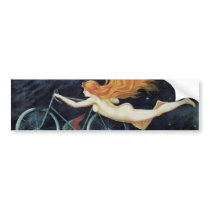 Vintage Gladiator Cycles Poster, 1895 Bumper Sticker