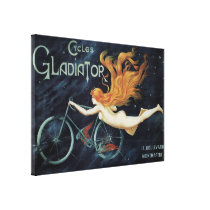 Vintage Gladiator Cycles Poster, 1895