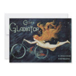 Vintage Gladiator Cycles Poster, 1895 invitations
