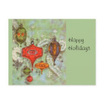Vintage Glass Ornaments postcards